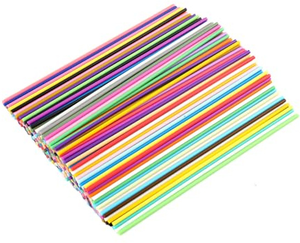 300PCS 3D Doodler Pen Refills, 3D Pen Filament Refills, 32 Mixed Colours Low-Temperature 2.5mm PCL Filament Refills for Kids 3D Printing Pens, Creative Arts and DIY Craft Projects