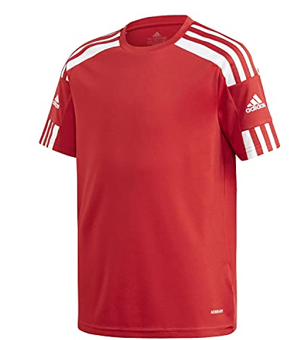 adidas Jungen Squadra 21 Jersey, Team Power Red / White, 11-12 Years