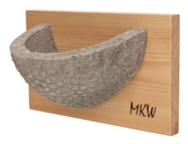MKW - Nichoir Simple Hirondelle Rustique en béton de Bois