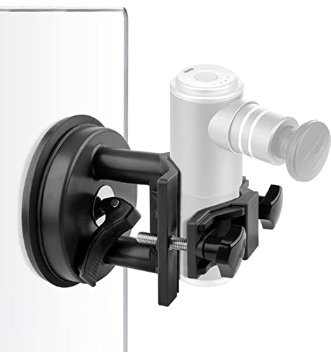 Massagepistolenhalter, Vakuum-Saughalterung, Massagepistolenaufsätze, tragbare Muskelmassagegeräte, freihändiger Tiefengewebe-Massagegeräthalter für schwer zugängliche Rückenbereiche