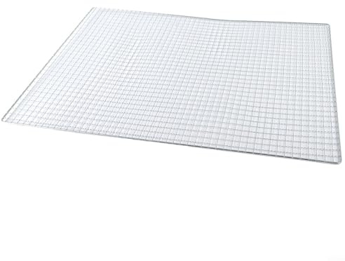 Grille de barbecue en acier inoxydable, grille de cuisson en maille d'acier inoxydable pour barbecue, pour camping/barbecue/extérieur/picnic (cadre de 3,4 cm, 60x40 cm)