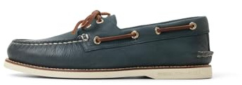 Sperry Authentic Gold Cup Scarpe da Barca in Pelle Blu Scuro da Uomo - EUR 43