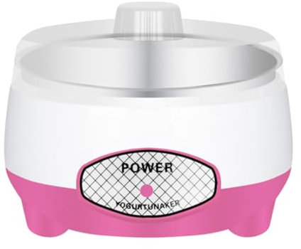 rockible Yogurtera Automática de 15W, Fermentación a Temperatura Constante, Regalos para Mujeres Y Hombres, Electrodomésticos de Cocina, Forro de Acero Rosa., Individual