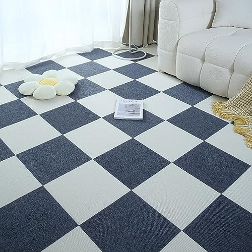 Moquette quadrotte autoadesive, Piastrelle autoadesive per Moquette, Tappetino per Giunti, per Pavimenti, Senza Soluzione di continuità, per Lavaggio, casa e Ufficio, 12x12 Pollici