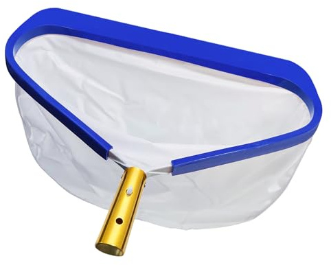 Bseical Recoge Hojas para Piscina, Profesional Red Piscina Limpieza, Recogehojas Piscina, con Malla Fina & Bolsa Grande, Accesorios Piscina Recogehojas para Limpiar Hojas/Insectos (43 x 22 x 36 cm)