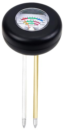 Medidor de suelo con 2 sondas para prueba de fertilidad vegetal (no requiere batería) medidor para suelo