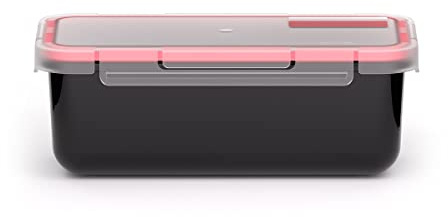 Valira Porta alimentos - Contenedor hermético de 0,75 L hecho en España, color negro