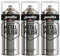 Jenolite Metallpolitur-Aerosol, Polierschaum in Industriequalität, geeignet für Messing, Kupfer, Chrom, Edelstahl und Zinn, 3 x 400 ml, 3 Stück
