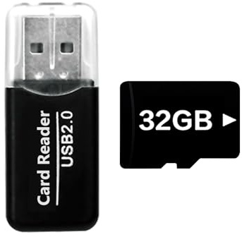 Accesorios- 32GB Tarjeta SD para ARNSSIEN Niños Cámara Dispositivo móvil de almacenamiento Teléfono, Tablet, Drone y Full HD de grabación de vídeo