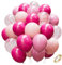 60 Pezzi Palloncini Rosa - 12 Pollici (30 cm) - Palloncini Rosa e Bianchi Ideale per Decorazioni di Compleanni, Baby Shower, Matrimoni e Feste