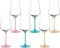 LEONARDO HOME Brera Kelchglas, 6er Set, spülmaschinenfeste Kelchgläser, hochwertige & moderne Weingläser, modische & bunte Cocktailgläser, 400 ml, 046981