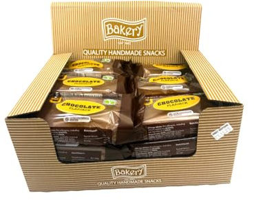 RJ CHOCOLATE FLAPJACKS 125G (Pack of 24) - Bulk Chocolate Bars, Cereal Snack Bars Multipack | Chocolate Flapjack Individually Wrapped | Picnic Snacks, Kids Snacks