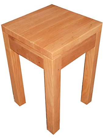 Beistelltisch Holztisch Erle massiv. Maße : 33x33x50cm hoch. Massanfertigung !
