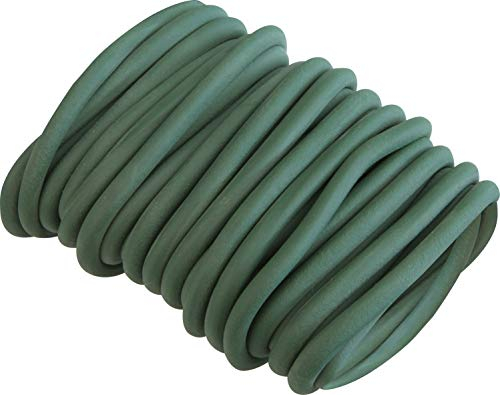Windhager 07029 - Alambre para jardín (con Revestimiento de Goma, Alambre para Plantas, 5 m), Color Verde