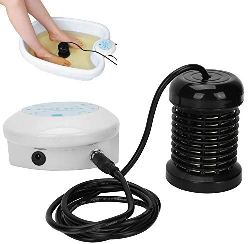 YUYTE Máquina de Desintoxicación de Pies, Masajeador de Baño de SPA de Pies Iónico, Desintoxicación, Masaje de Pies, Matraz Iónico Aqua SPA, Cuidado de la Salud, (1)
