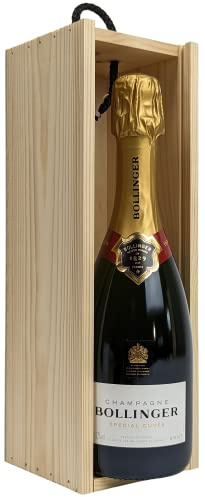 Bollinger Special Cuvee Champagne 37.5cl Half Bottle in a Champagne Wooden Gift Box