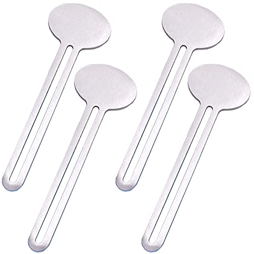 4 Pezzi spremi tubetti spremi dentifricio manuale spremi tubetto acciaio inossidabile, per Cosmetici, Lucido da Scarpe, Pigmenti, Adatto