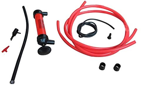 Siphon Fuel Transfer Pump Kit, Multi Use Bil Olje Pump Fluid Transfer Pump, Portabel Manuell Oljesugpump med Oljesticka Tube Fluid Fuel Extractor Suction Tool (1)