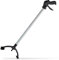 Relaxdays 2 x Greifzange, Müllgreifer, Armverlängerung, Greifhilfe für Senioren, Aluminium, Kunststoff, 88cm, schwarz/Silber