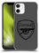 Head Case Designs Officially Licensed Arsenal FC Black Logo Crest 2 Hard Back Case Compatible With Apple iPhone 12 Mini