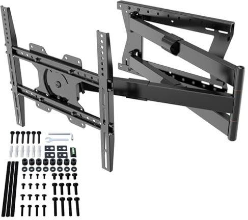 DQ Hercules FLEX 120 cm supporto rotazione da parete per TV fino a 120 cm, 40 kg, VESA 400x400mm