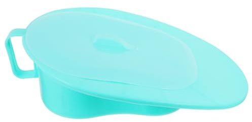 Balacoo Padella per Letto Coperchio per Anziani e Donne, Resistente in Pp Isolamento Odori, Portatile e Comoda per Uso Domestico e Case