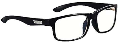 Gunnar Gaming and Computer Eyewear - Enigma, Frame Colour: Onyx, Lens Tint: Clear (Blocks 35% Blue Light & 100% UV Light) - Blue Light Blocking Glasses - Patented lens - Reduce eye strain & dryness