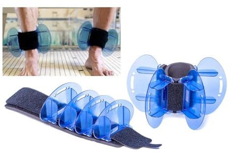 Pool Swimming Belt, Adjustable Swimming Resistance, 4 m Pull Rope Swimming Training / Learns Swimming Belt for Children and Adults, Pool Accessories Rubber Belt for Free Swim Counterswimming & Others