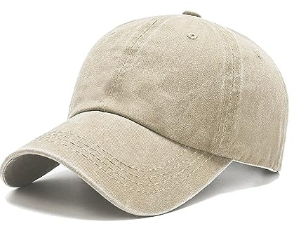 NPJY Baseball Cap Golf Dad Hat Classic Low Profile Hat Beige(Washed)
