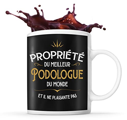 Planetee Mug noir Propriété du Meilleur Poissonnier