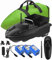 YLLLLY Barchino carpfishing Bait Boat, 12000mah Batterie di grande capacità Barca esca da pesca, 500m Telecomando, 1,5 kg di carico Hopper.wind e resistente alle onde, con borsa. Dare antenne, V23U