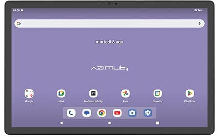 MEDIACOM SMARTPAD AZIMUT4 10.5 Octa Core 128GB 8GB 4G LTE Italia Marca