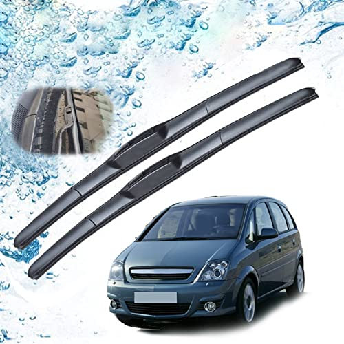 , para Opel, para Meriva A 2003 2004 2005 2006 2007 2008 2009 2010 Accesorios Limpiaparabrisas Delantero de Coche Cepillos Cortadores