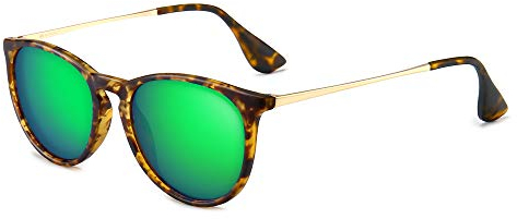 SUNGAIT Vintage Round Sunglasses for Women Men Classic Retro Designer Style