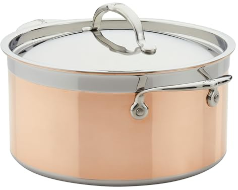 Hestan - CopperBond Collection - 100% Pure Copper Stock Pot, 6 Quart