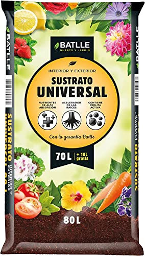 Sustrato Universal 80L para Plantas de Interior y Exterior - Batlle
