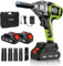 Roleader Cordless Impact Wrench,650Nm 1/2 Brushless Impact Gun,20V Electric Wrench Driver for car Tires,Assembly and Manufacturing Trades