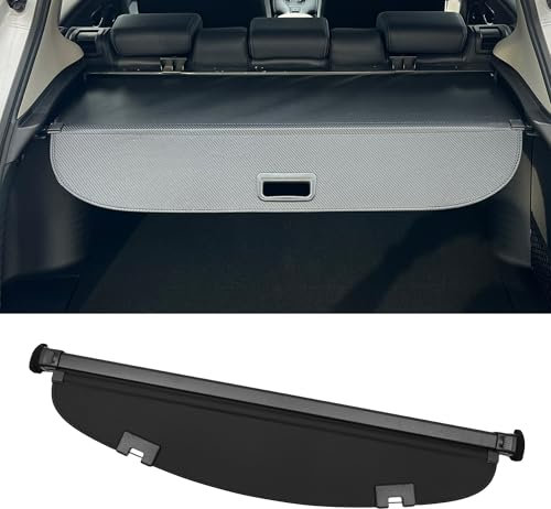 Motoforti Cache-Bagages Rétractable Pour Coffre De Voiture pour Mazda Cx-5 Cx5 2013-2016 Étagère De Coffre Arrière Étagère De Bagages Écran De Sécurité, Toile, Noir Brillant