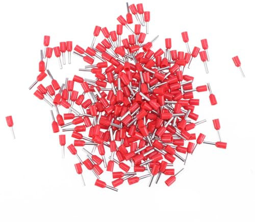 BUGUUYO Isoliertes Rohrklemmen-Set 1000-teiliges Set mit Kaltdruck-Ringklemmen für Verdrahtungsprojekte