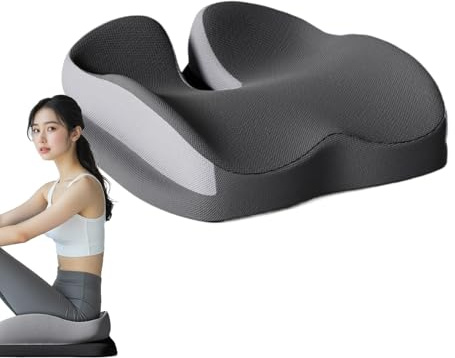 Cojín para silla de trabajo, cojín ortopédico de espuma, cojín de asiento de coxis, cojín de liberación de presión, soporte de asiento ergonómico, cojín de asiento para cojín de coxis para silla de
