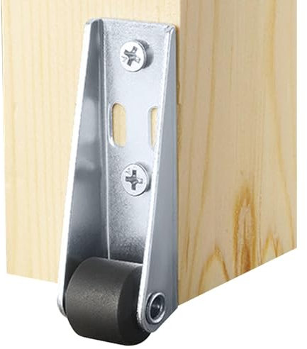 Rotella di direzione lunga – ruota di supporto fissa – Ruota di supporto fissa | Ruota di ricino per cancello di legno, adatta per tipi di mobili