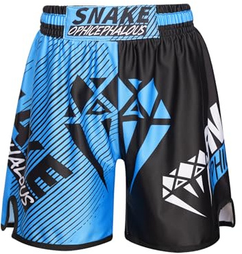 Raenseen Kinder Muay Thai Shorts Boxhosen Für Jungen Und Mädchen Kickboxen Kampfsport MMA Shorts Kampfhosen Kick Thai Kampf Typ F 158-164