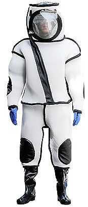 Professional Beekeeping Suit - Full Body Protective Clothing with Gloves and Shoes, Anti-Wasp & Hornet Gear, Breathable & Safe Onesie for Ultimate Protection (XX)