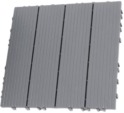 Tofficu Piastrelle in Plastica Ad Incastro Per Pavimentazione Esterna Piastrelle Impermeabili Per Patio Terrazze Cortili Senza Attrezzi