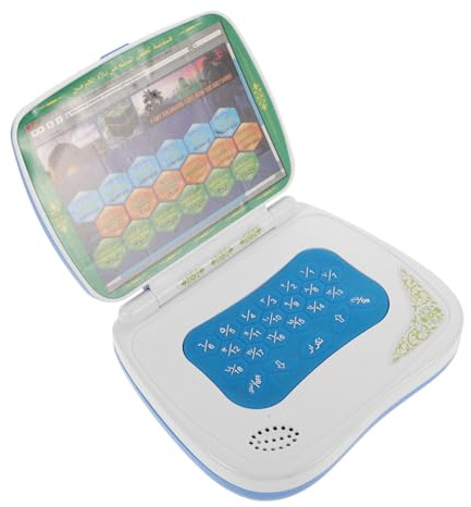 Hohopeti Touchscreen Arabic Learning Machine with Repeat Feature and Portable Design Educational Laptop Toy for Toddlers and Boys and Girls Language Skills