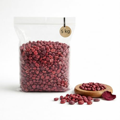 Granulato decorativo rosso bordeaux, diametro 5-8 mm, privo di polvere, 5 kg, piccole pietre decorative come decorazione colorata