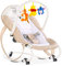 hauck Disney Babywippe mit Spielbogen Bungee Deluxe für Babys ab Geburt bis 9 kg, Verstellbare Rückenlehne, 3-Punkt-Hüftgurt, Tragegriffe, Wippfunktion (Pooh Cuddles)