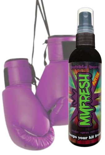 Boxing Glove Deodoriser Bubble Burst Fragranced Antibacterial Boxing Glove Odour Remover Spray by MyFresh Active, Can Be Used On Other Sports Kit and Gym Bags, Keeps Your Kit Smelling Fresh, 100ml