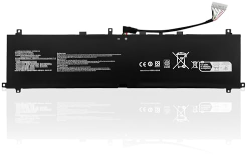GDDGFVKV 15.2V 6250mAh 99.99Wh BTY-M6M3 Laptop Battery Compatible with MSI MS-15M1/15M2 MS-17S1/17S2 GE68HX GE78HX