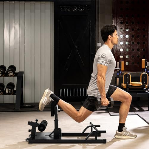 Tdfersasdw Machine à Squat Profond Sissy, équipement d'exercice de poussée de Hanche pour Exercices de Base des Jambes, Station d'entraînement des fessiers pour Salle de Sport à Domicile,Noir